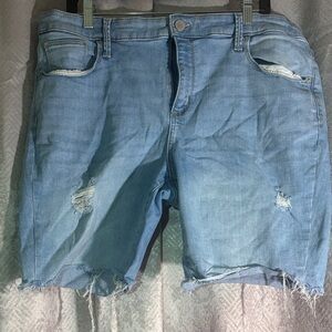 Universal Thread Light Blue Distressed Jean Shorts